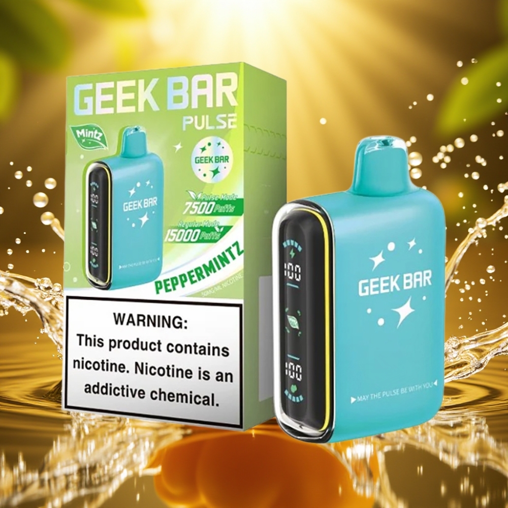 Geek Bar Pulse 15000 Puffs distributor Portugal 16ML 5% USB-C Menta Edition