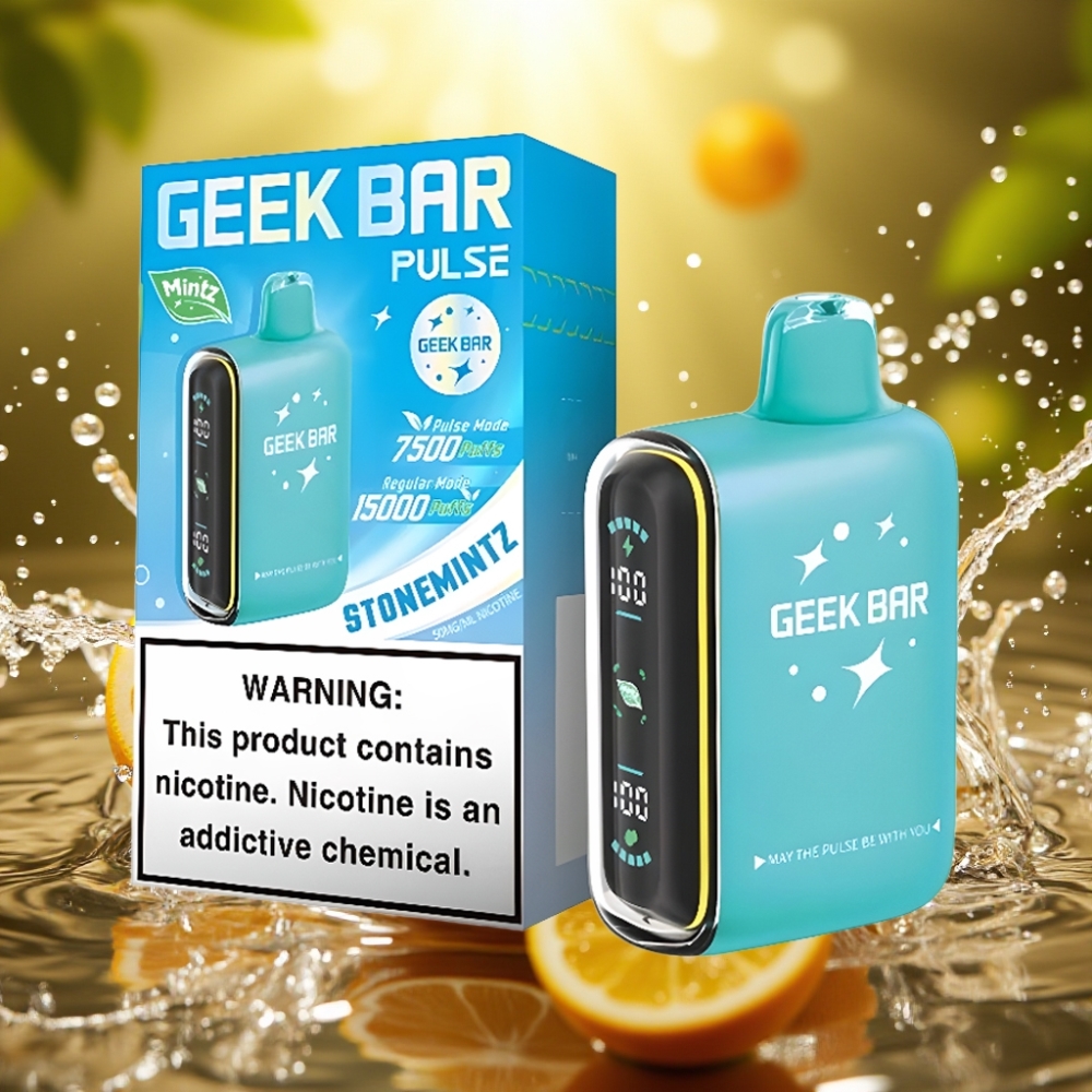Geek Bar Pulse 15000 Puffs distributor Portugal 16ML 5% USB-C Menta Edition