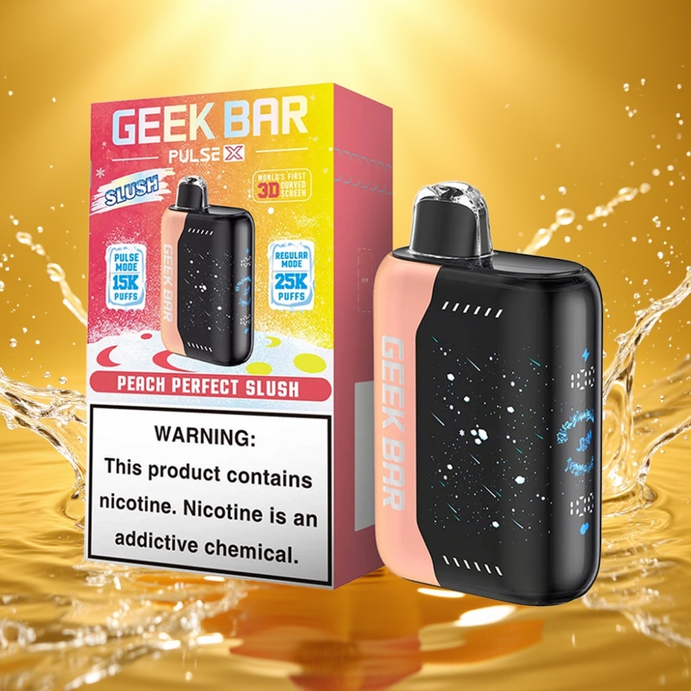 Geek Bar Pulse X 25000 Puffs Edição Slush 0-5% Nicotina 18mL USB-C Dual Mesh