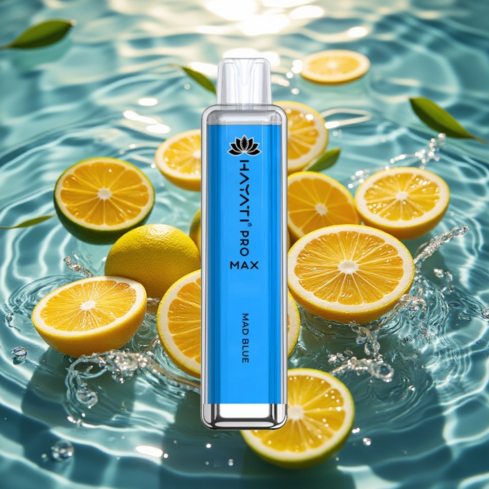 Hayati Pro Max 4000 Puffs Disposable Vape Azul Louco Recarregável 1400mAh 2ml/10ml Hayati Pro Max 4000 Puffs Disposable Vape Azul Louco Recarregável 1400mAh 2ml/10ml