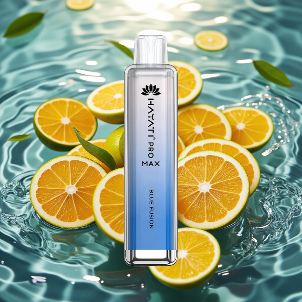 Hayati Pro Max 4000 Puffs Disposable Vape Fusão Azul 2%/5% Nicotina 1400mAh Hayati Pro Max 4000 Puffs Disposable Vape Fusão Azul 2%/5% Nicotina 1400mAh