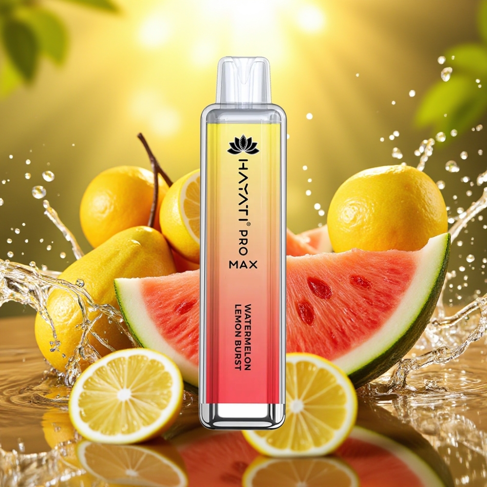 Hayati Pro Max 4000 Puffs Disposable Vape Melancia Explosão de Limão Recarregável LED 2ml/10ml 2%/5% Nicotina Hayati Pro Max 4000 Puffs Disposable Vape Melancia Explosão de Limão Recarregável LED 2ml/10ml 2%/5% Nicotina