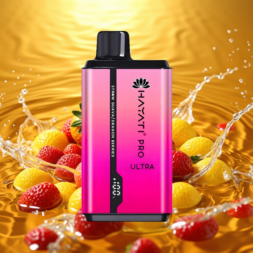 Hayati Pro Ultra 15000 Puffs 2×12ml 2% Morango Goiaba Frutas do Dragão Hayati Pro Ultra 15000 Puffs 2×12ml 2% Morango Goiaba Frutas do Dragão