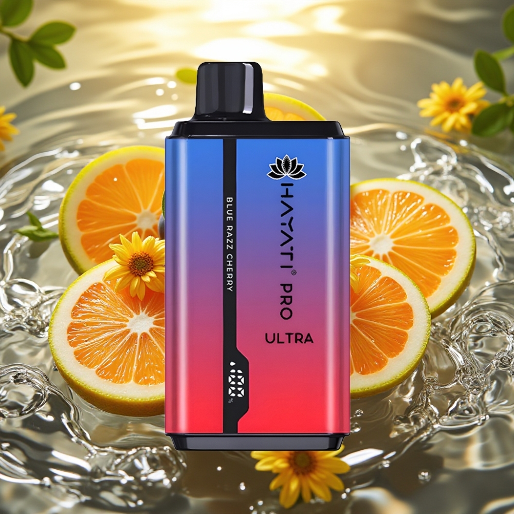 Hayati Pro Ultra 15000 Puffs 850mAh 24ml 2% Blue Razz Cereja Disposable Vape Hayati Pro Ultra 15000 Puffs 850mAh 24ml 2% Blue Razz Cereja Disposable Vape