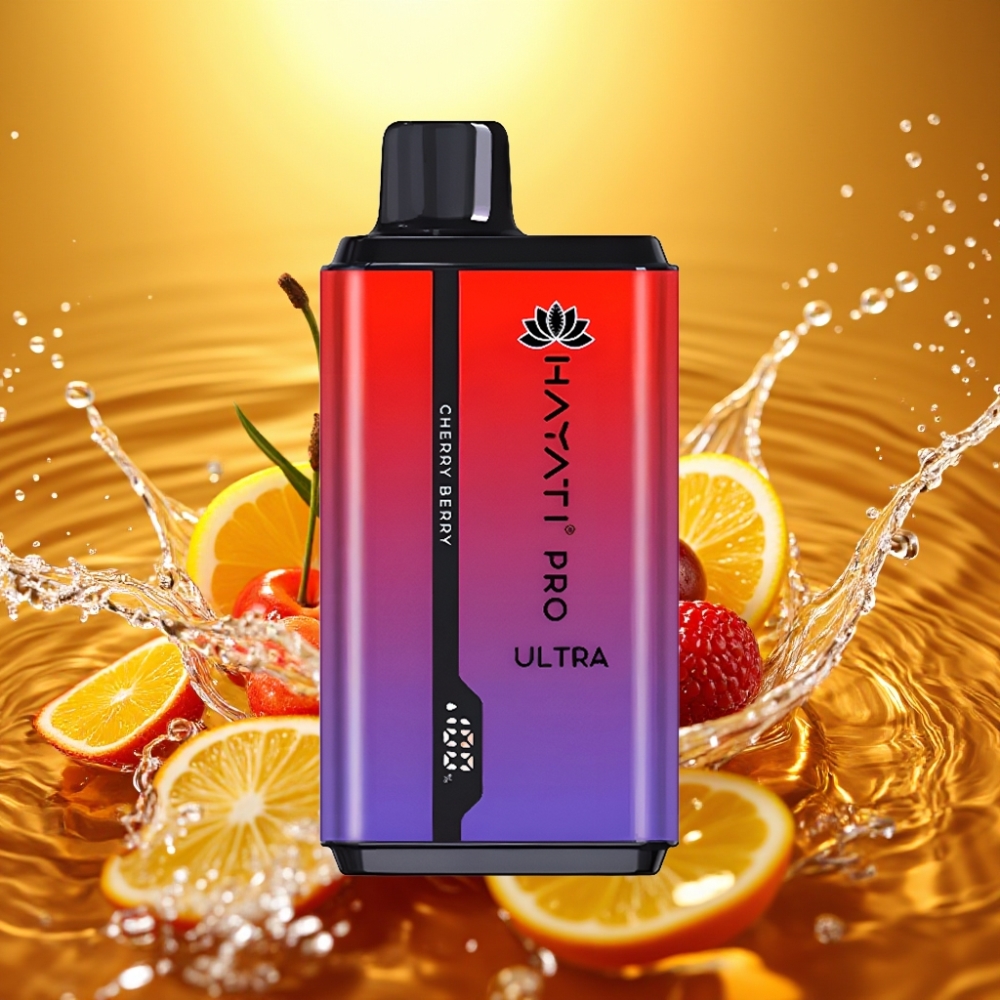 Hayati Pro Ultra 15000 Puffs 850mAh 24ml 2% Cereja e Frutas Silvestres Hayati Pro Ultra 15000 Puffs 850mAh 24ml 2% Cereja e Frutas Silvestres
