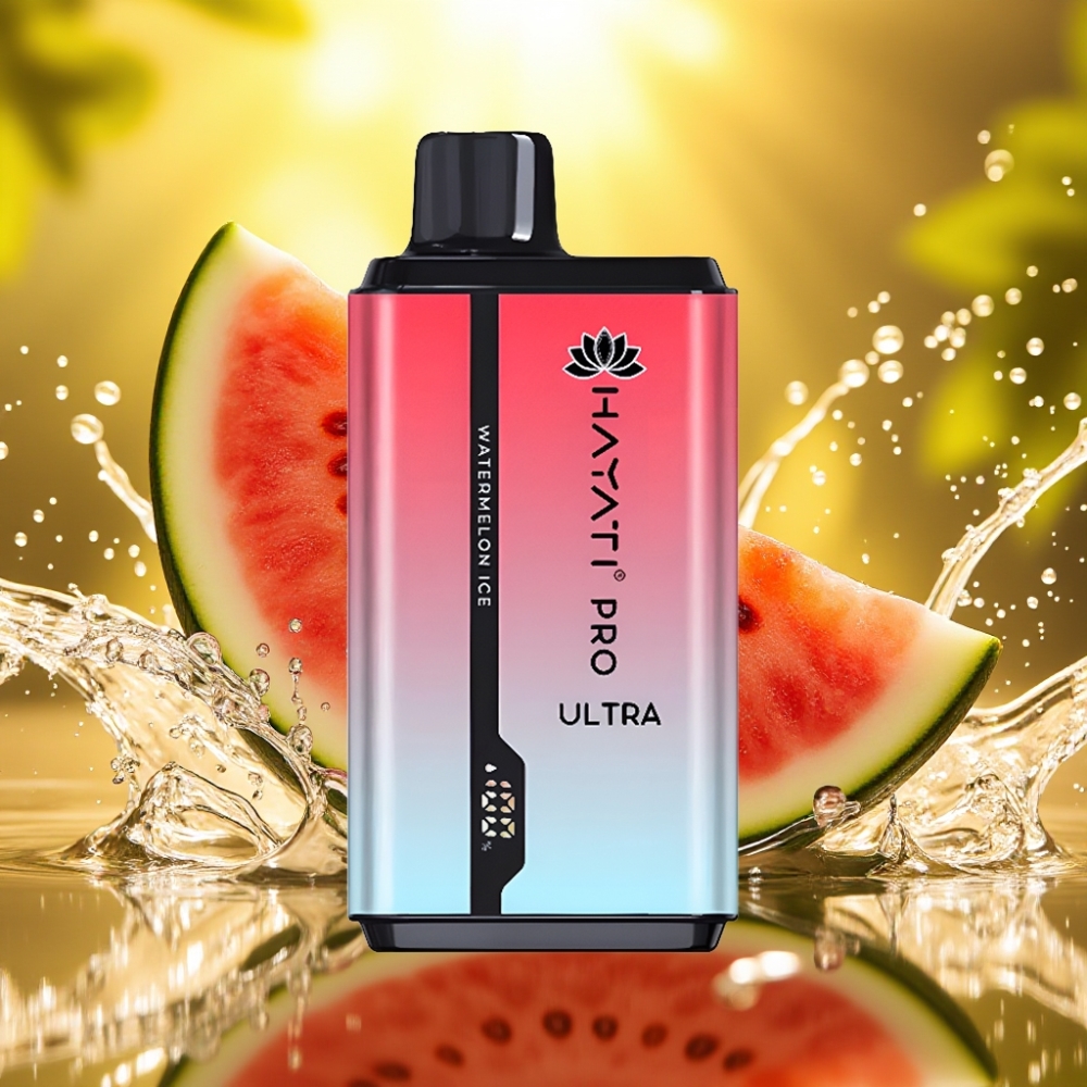 Hayati Pro Ultra 15000 Puffs 850mAh Melancia Gelo Disposable Vape