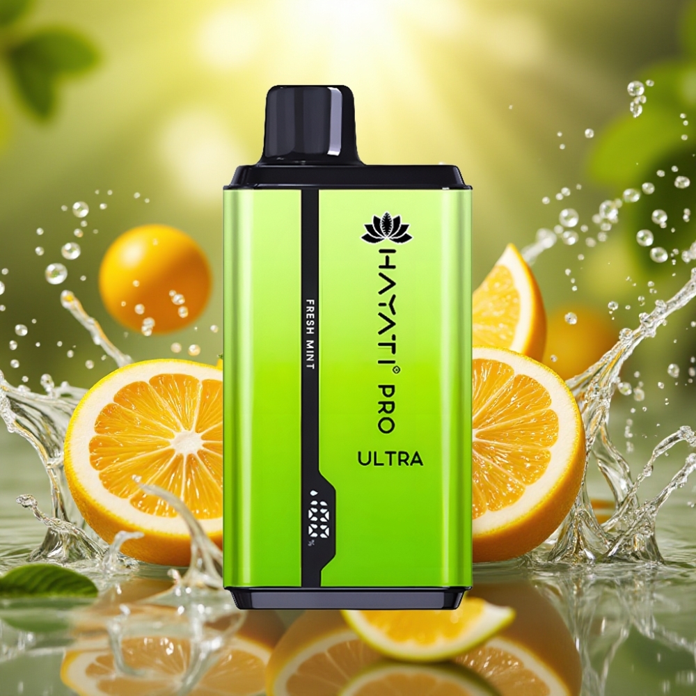 Hayati Pro Ultra 15000 Puffs distributor Portugal 850mAh 24ml 2% Menta Fresca