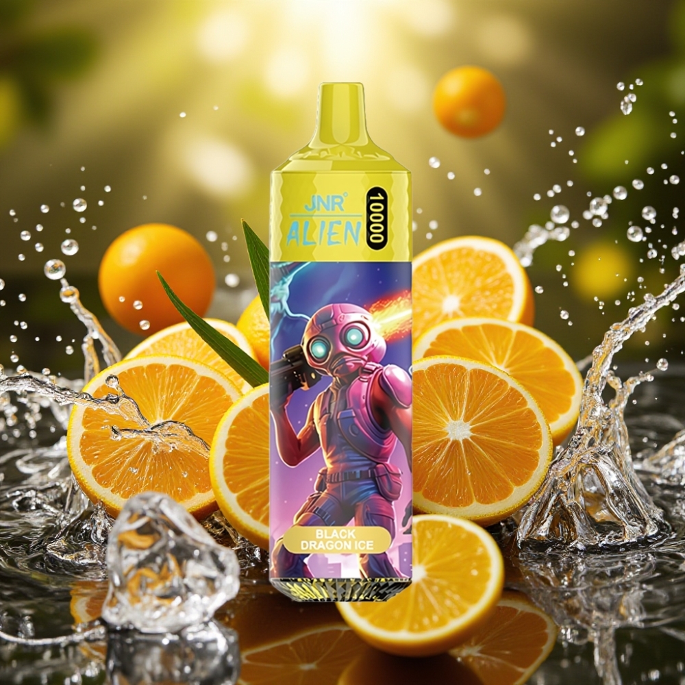 JNR Alien 10000 Puffs 850mAh 1.2Ohm Mesh 20ml Tipo-C RGB Dragão Negro Gelo JNR Alien 10000 Puffs 850mAh 1.2Ohm Mesh 20ml Tipo-C RGB Dragão Negro Gelo