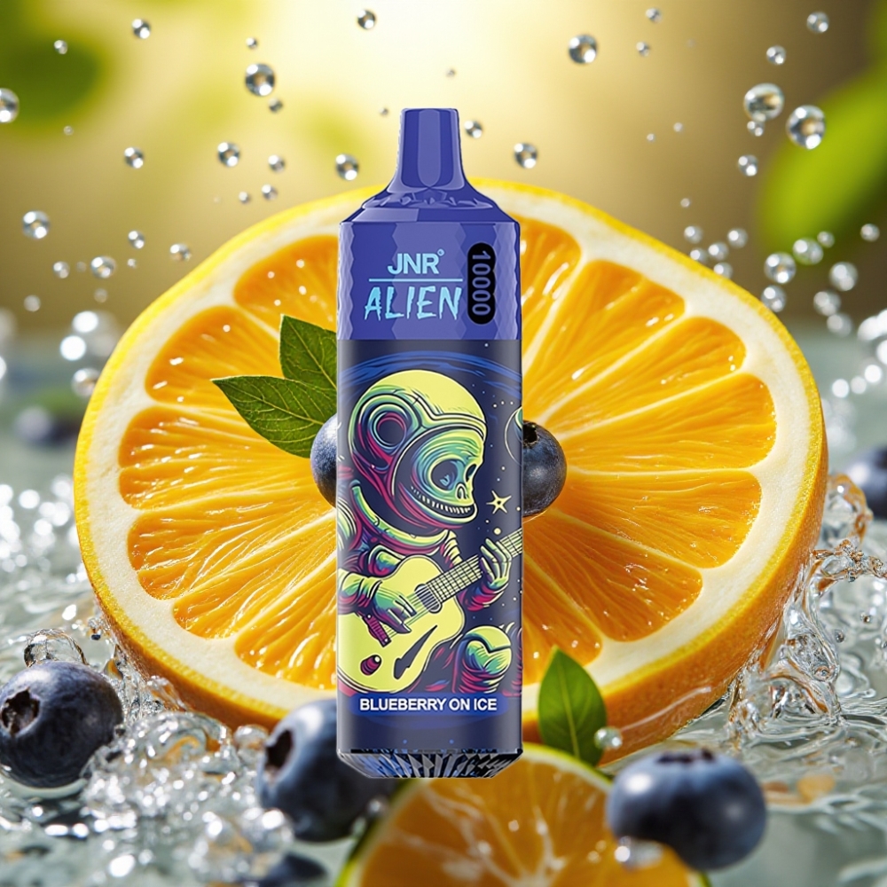 JNR Alien 10000 Puffs 850mAh 1.2Ohm Mesh 20ml Tipo-C RGB Mirtilo Gelado JNR Alien 10000 Puffs 850mAh 1.2Ohm Mesh 20ml Tipo-C RGB Mirtilo Gelado