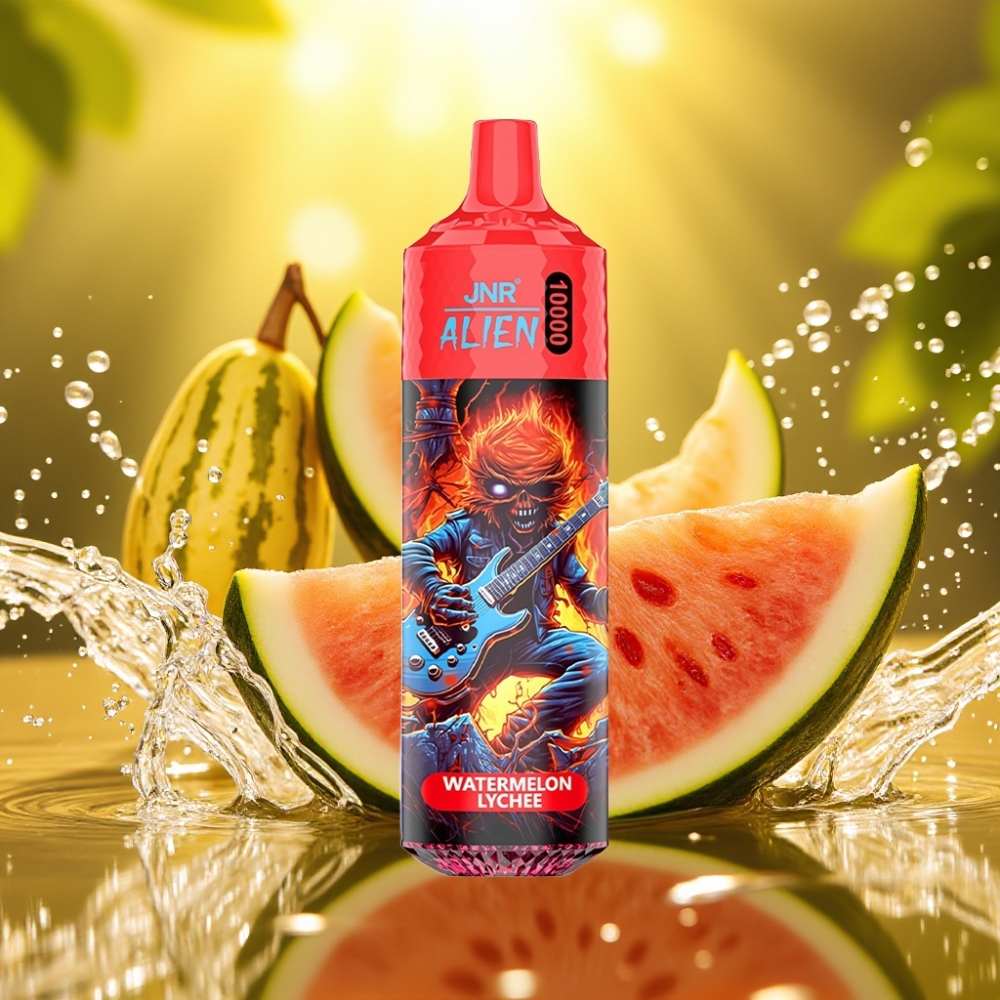 JNR Alien 10000 Puffs 850mAh 1.2Ohm Mesh 20ml Type-C RGB Melancia Lichia JNR Alien 10000 Puffs 850mAh 1.2Ohm Mesh 20ml Type-C RGB Melancia Lichia