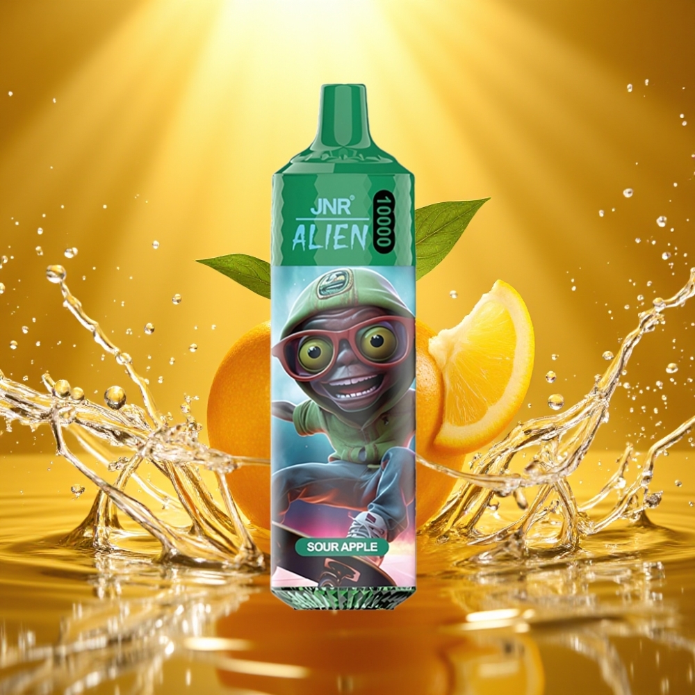 JNR Alien 10000 Puffs 850mAh 1.2Ohm RGB Maçã Verde Disposable Vape JNR Alien 10000 Puffs 850mAh 1.2Ohm RGB Maçã Verde Disposable Vape