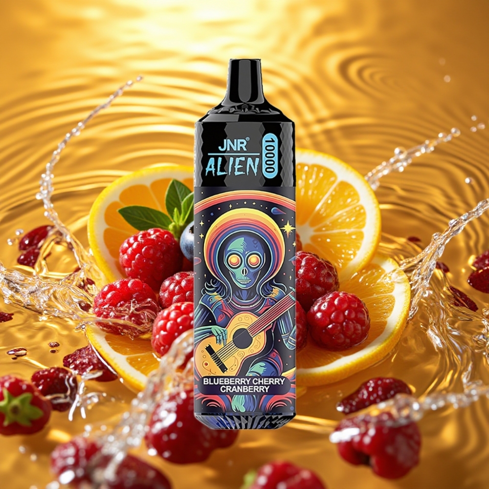 JNR Alien 10000 Puffs 850mAh 1.2Ohm RGB Mirtilo Cereja Cranberry JNR Alien 10000 Puffs 850mAh 1.2Ohm RGB Mirtilo Cereja Cranberry