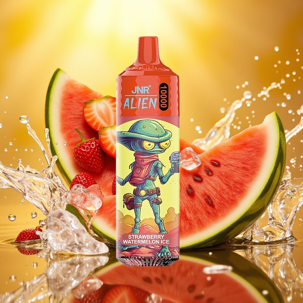 JNR Alien 10000 Puffs 850mAh 1.2Ohm RGB Morango Melancia Gelado
