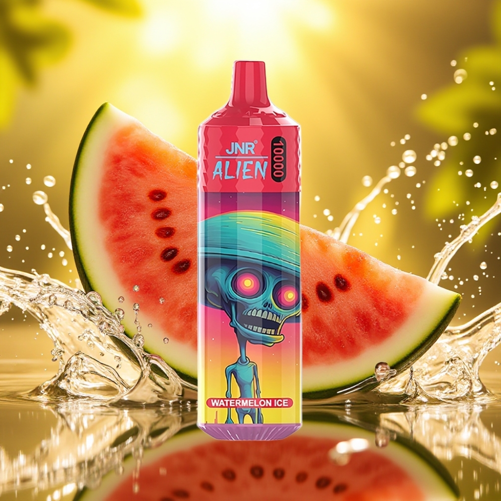 JNR Alien 10000 Puffs 850mAh 1.2 Ohm RGB Melancia Gelada Disposable Vape JNR Alien 10000 Puffs 850mAh 1.2 Ohm RGB Melancia Gelada Disposable Vape