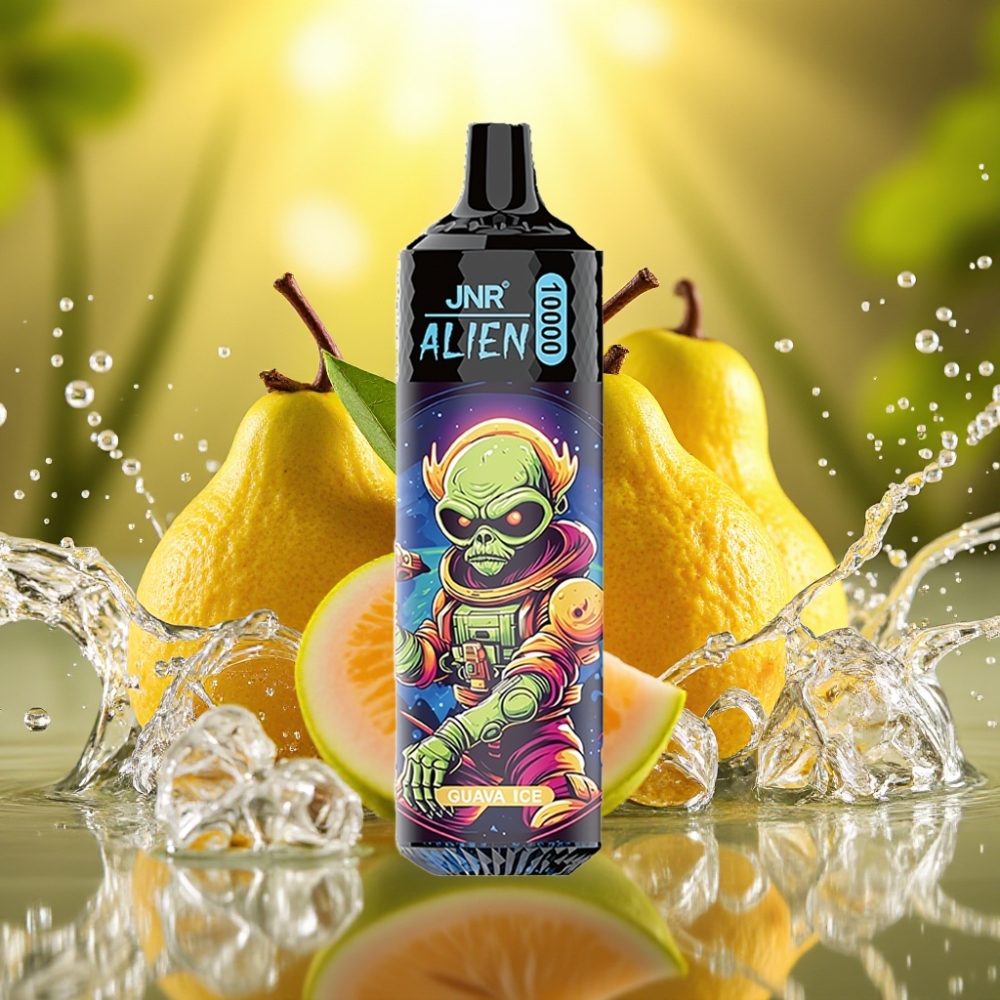 JNR Alien 10000 Puffs Disposable Vape 850mAh 1.2Ohm 20ml Goiaba Gelo