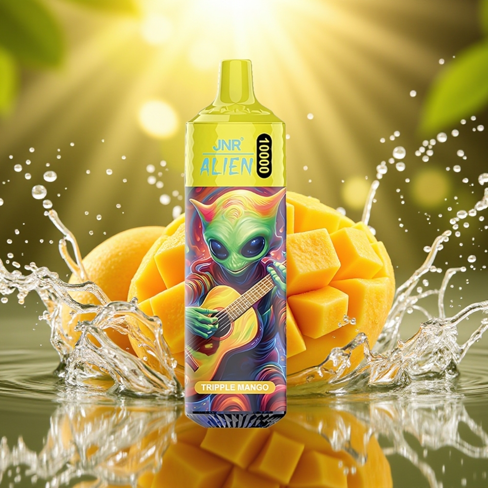 JNR Alien 10000 Puffs Disposable Vape Triplo Manga 850mAh 1.2Ohm RGB Tipo-C