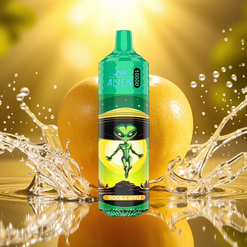 JNR Alien 10000 Puffs RGB LED Tipo-C Dupla Maçã 20ml 850mAh Mesh 1.2Ohm