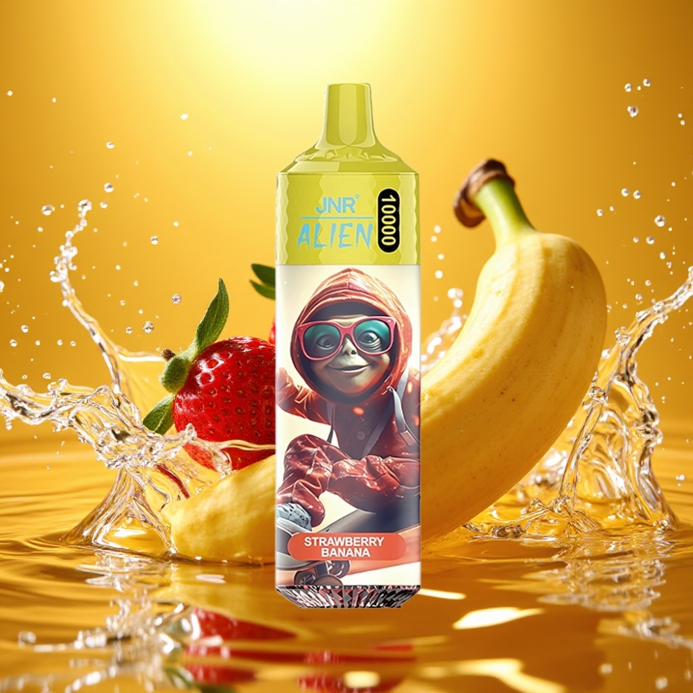 JNR Alien 10000 Puffs distributor Portugal 850mAh 1.2 Ohm RGB Morango Banana