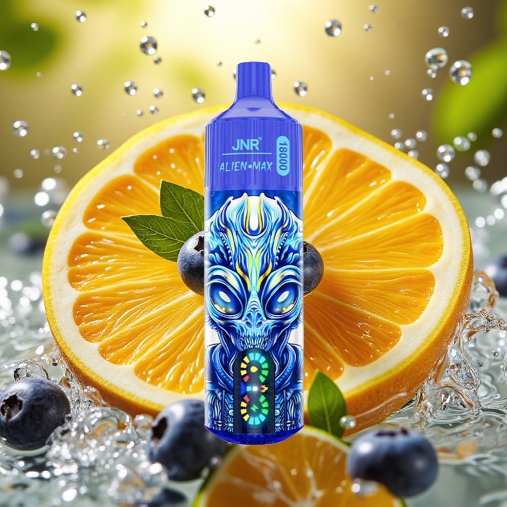 JNR Alien Max 18000 Puffs LED Dual Mesh 850mAh Type-C Mirtilo Gelo