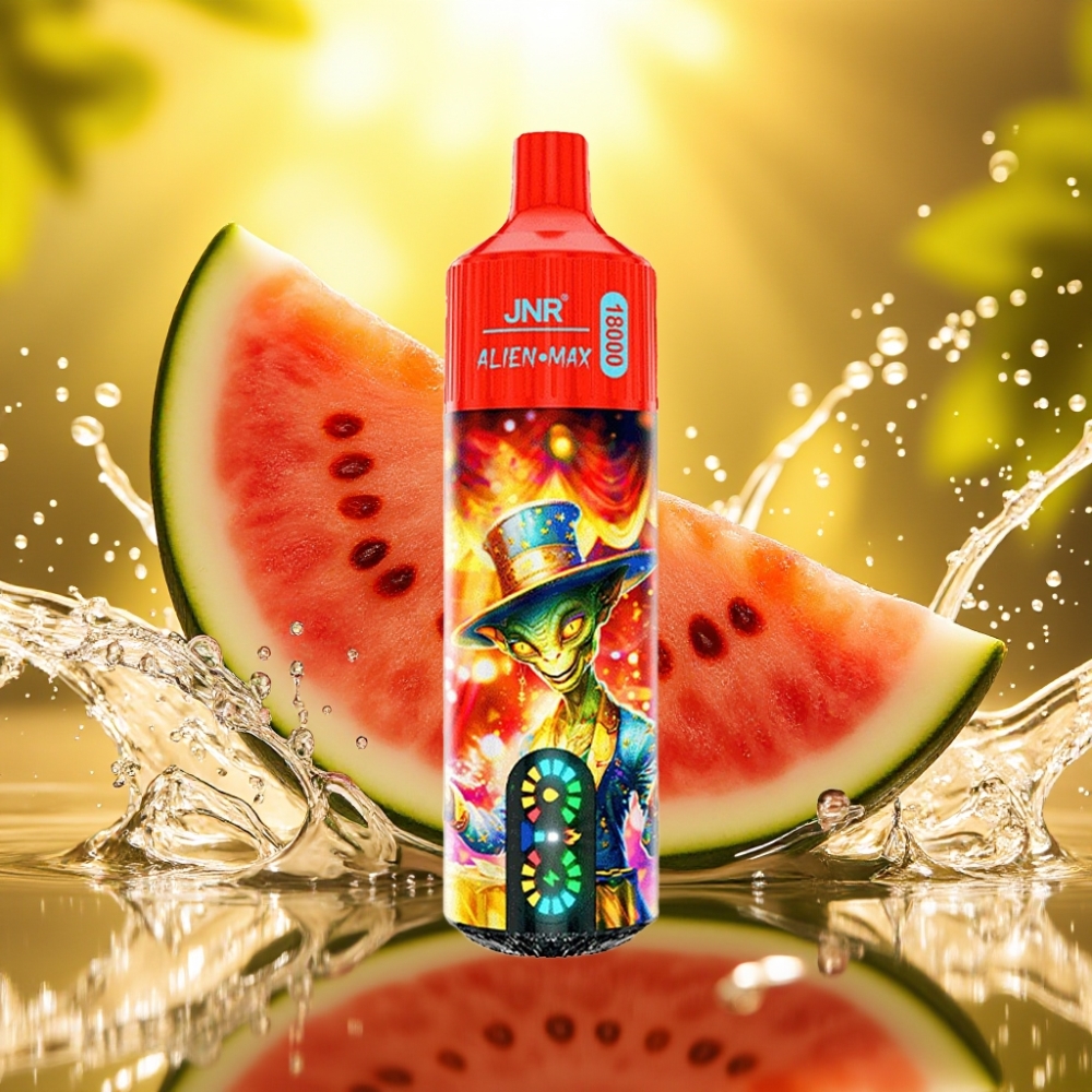 JNR Alien Max 18000 Puffs LED Duplo Mesh 28ml Melancia Gelada