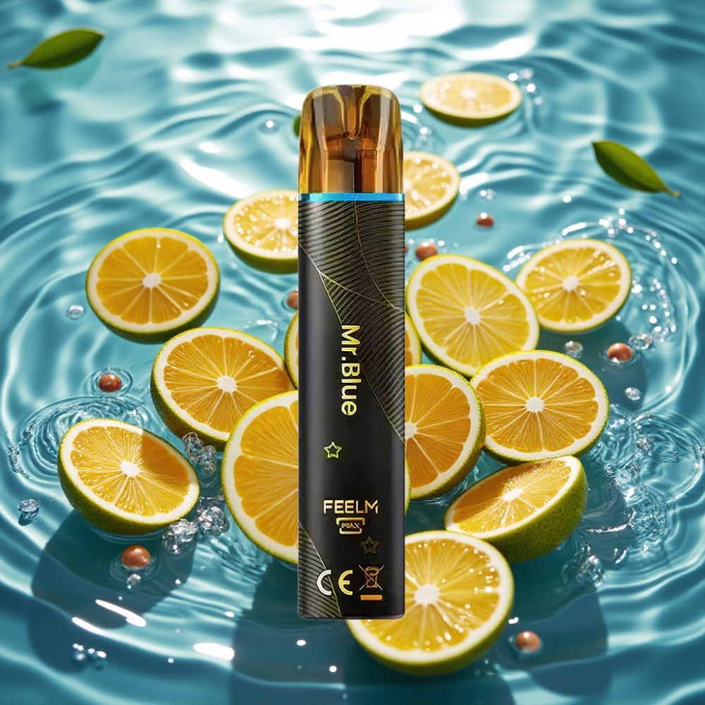 JNR Black&Golden 800 Puffs 550mAh 2ml TPD 2% Azul Dispensável