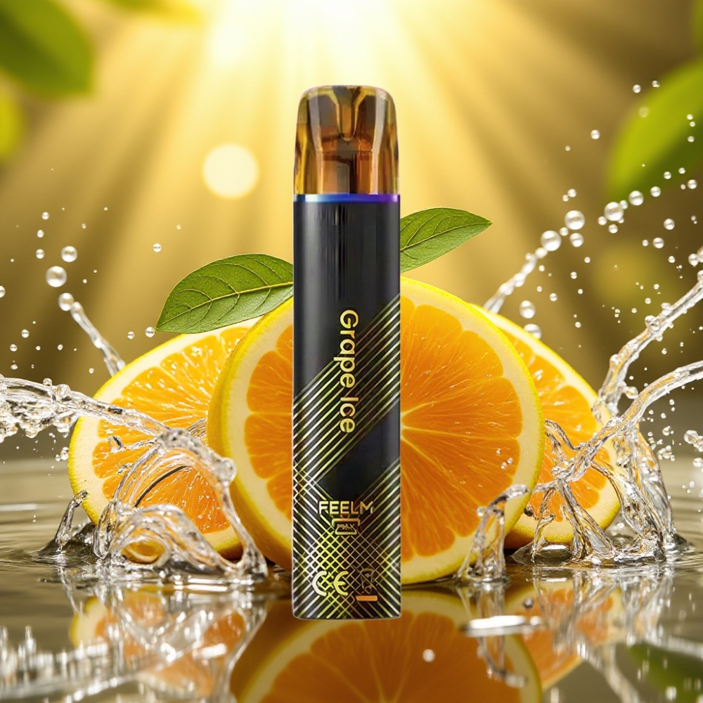 JNR Black&Golden 800 Puffs 550mAh 2ml TPD Sem Carga 2% Nicotina Uva Gelo