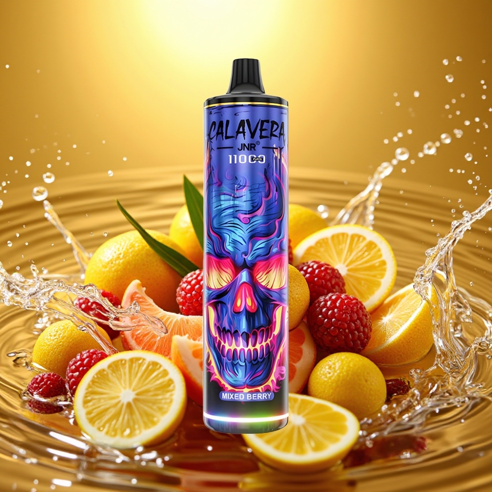 JNR Calavera 11000 Puffs Disposable Vape Bagas Misturadas Tipo-C 850mAh 21ml 1.0ohm 0-5% JNR Calavera 11000 Puffs Disposable Vape Bagas Misturadas Tipo-C 850mAh 21ml 1.0ohm 0-5%