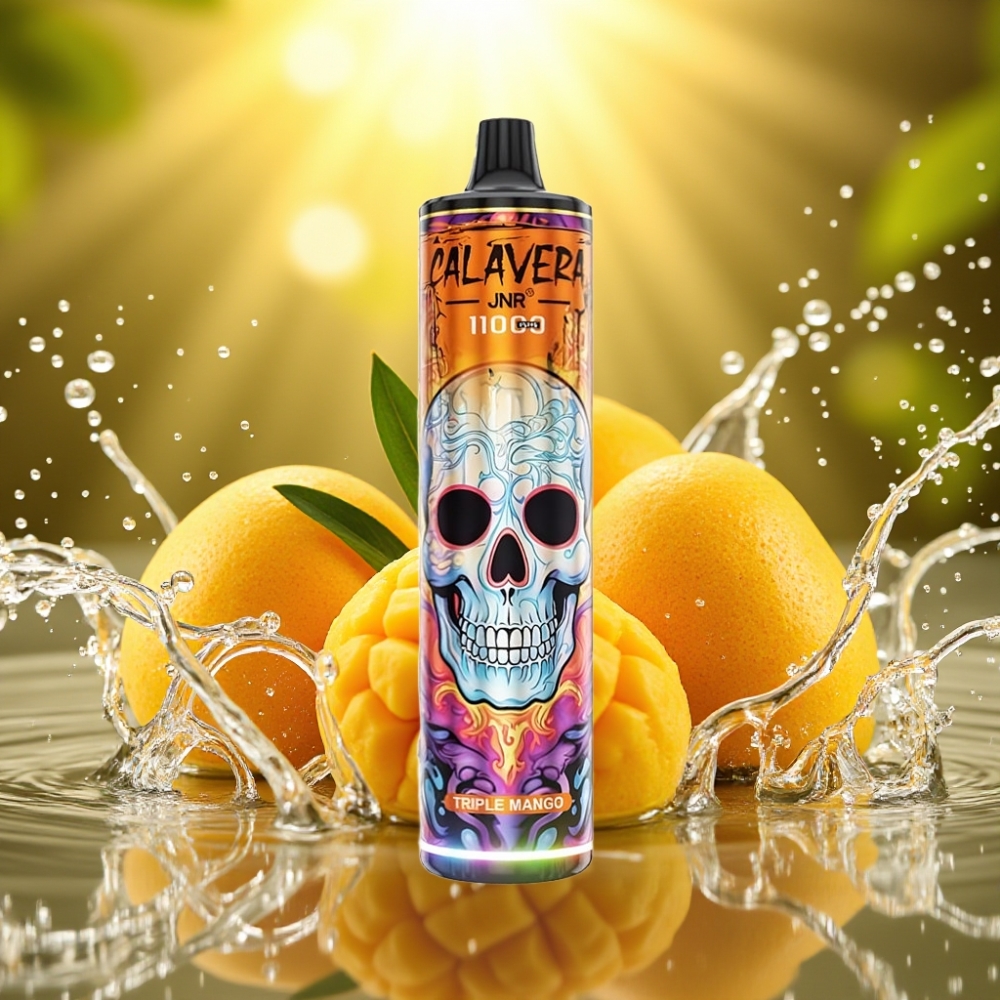 JNR Calavera 11000 Puffs Recarregável USB-C 850mAh 21ml Manga Tripla JNR Calavera 11000 Puffs Recarregável USB-C 850mAh 21ml Manga Tripla