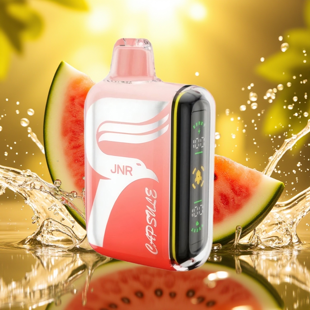 JNR Capsule 15000 Puffs Disposable Vape Melancia Brazz Gelo 850mAh 20ml Dual Mesh JNR Capsule 15000 Puffs Disposable Vape Melancia Brazz Gelo 850mAh 20ml Dual Mesh