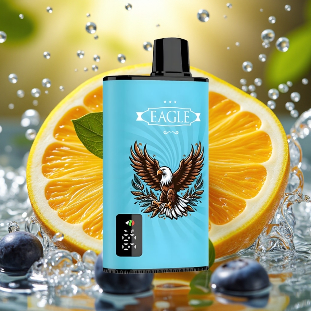 JNR EAGLE Smart 23000 Puffs Digital Screen 1.0ohm Mesh 750mAh Type-C 25ml 2% Mirtilo Gelo JNR EAGLE Smart 23000 Puffs Digital Screen 1.0ohm Mesh 750mAh Type-C 25ml 2% Mirtilo Gelo