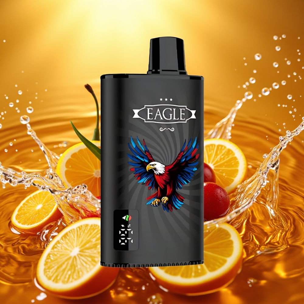 JNR EAGLE Smart 23000 Puffs Disposable Vape Tela Digital Bobina Mesh 1.0ohm Fluxo de Ar Ajustável Cereja-Cola JNR EAGLE Smart 23000 Puffs Disposable Vape Tela Digital Bobina Mesh 1.0ohm Fluxo de Ar Ajustável Cereja-Cola