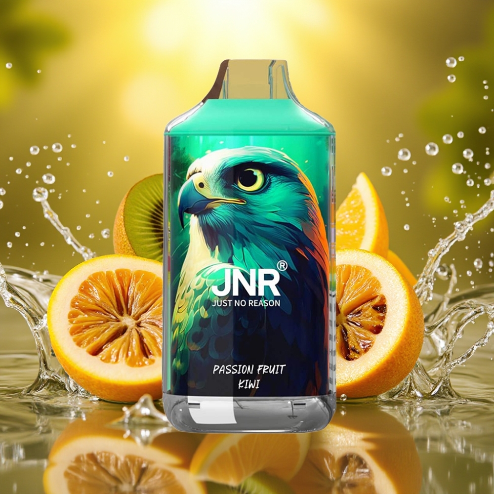 JNR Falcon 16000 Puffs LED Display 850mAh Type C Maracujá Kiwi