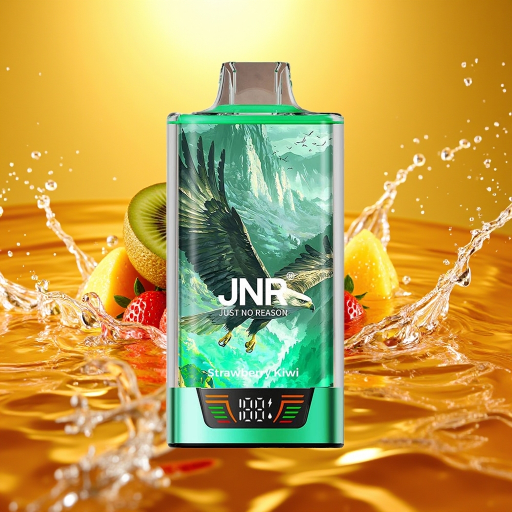JNR Falcon Pro 28000 30ml 950mAh 5% Nic Dual Mesh USB-C MTL Morango Kiwi JNR Falcon Pro 28000 30ml 950mAh 5% Nic Dual Mesh USB-C MTL Morango Kiwi