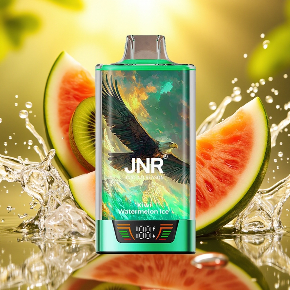 JNR Falcon Pro 28000 30ml 950mAh 5% Smart Display Dual Mesh USB-C MTL Kiwi Melancia Gelo JNR Falcon Pro 28000 30ml 950mAh 5% Smart Display Dual Mesh USB-C MTL Kiwi Melancia Gelo