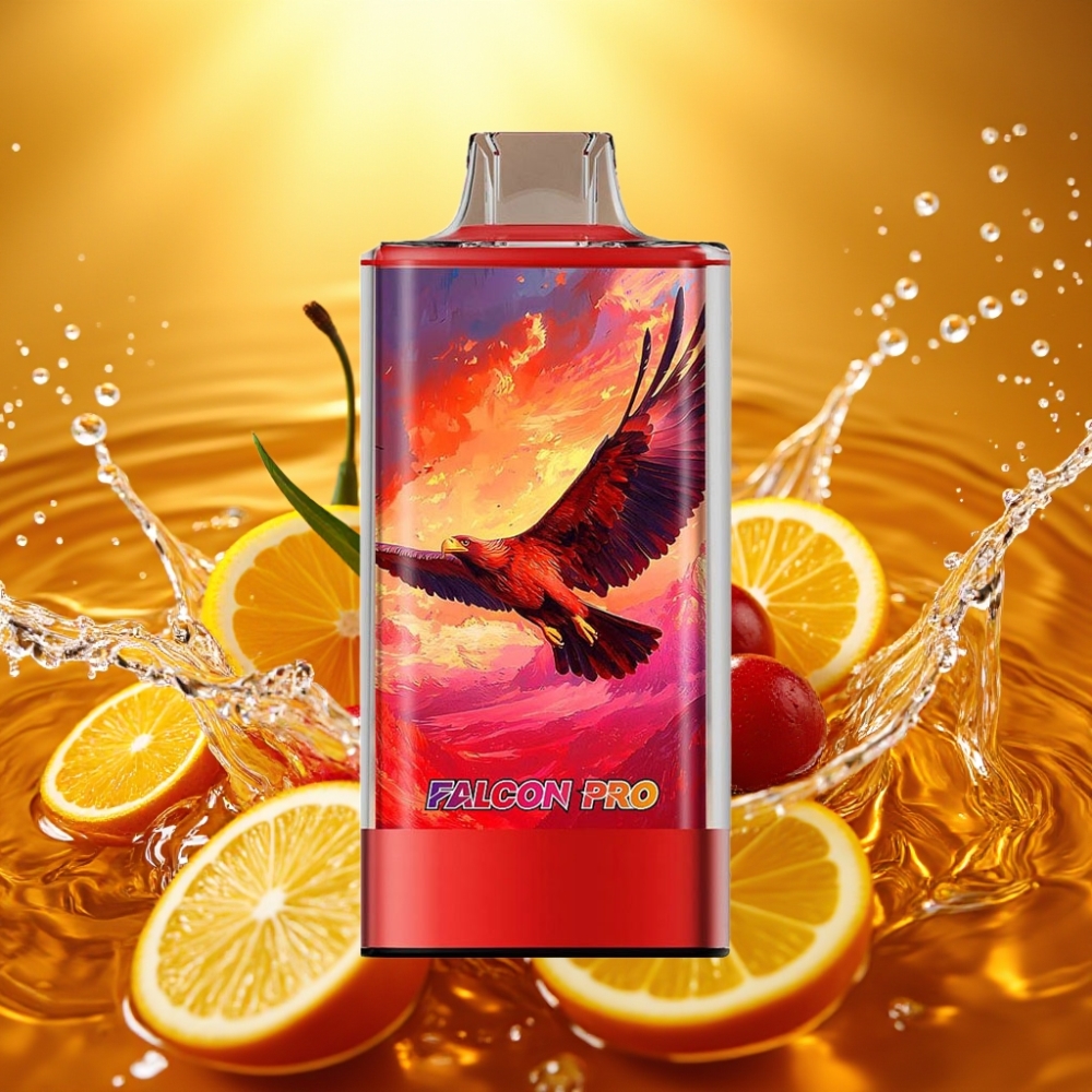 JNR Falcon Pro 28000 Display Dual Mesh USB-C 30ml 5% Nic Cereja-Cola