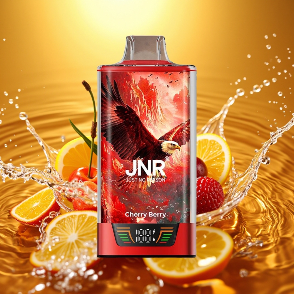 JNR Falcon Pro 28000 Display Dual Mesh USB-C Cereja Silvestre JNR Falcon Pro 28000 Display Dual Mesh USB-C Cereja Silvestre