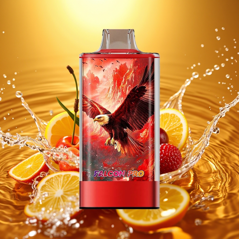 JNR Falcon Pro 28000 Display Dual Mesh USB-C Cereja Silvestre