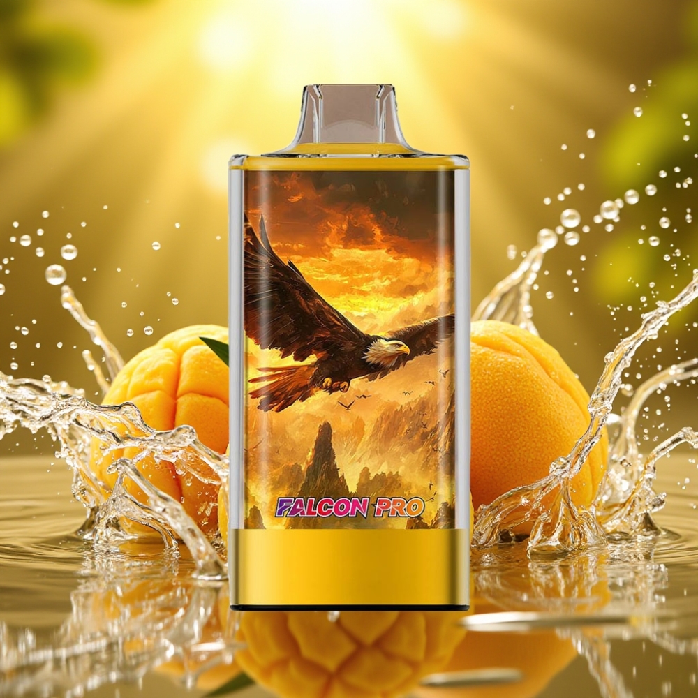 JNR Falcon Pro 28000 Display USB-C Dual Coil 30ml Manga Maracujá Descartável