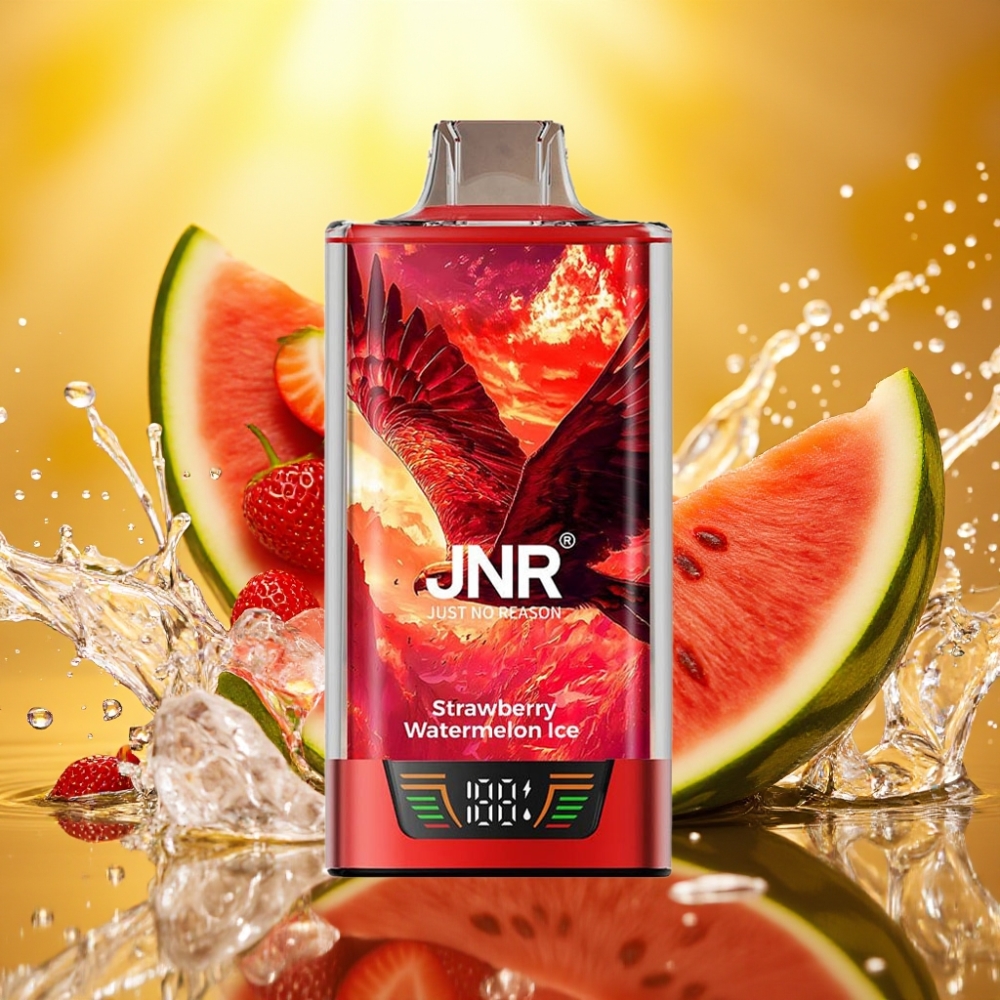 JNR Falcon Pro 28000 Disposable Morango Melancia Gelo 30ml 950mAh 5% Nicotina Display Inteligente Dual Mesh USB-C MTL JNR Falcon Pro 28000 Disposable Morango Melancia Gelo 30ml 950mAh 5% Nicotina Display Inteligente Dual Mesh USB-C MTL