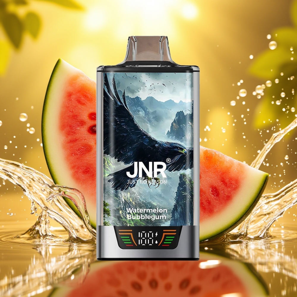 JNR Falcon Pro 28000 Disposable Vape Melancia Chiclete 30ml 950mAh 5% Smart Display Dual Mesh USB-C MTL JNR Falcon Pro 28000 Disposable Vape Melancia Chiclete 30ml 950mAh 5% Smart Display Dual Mesh USB-C MTL