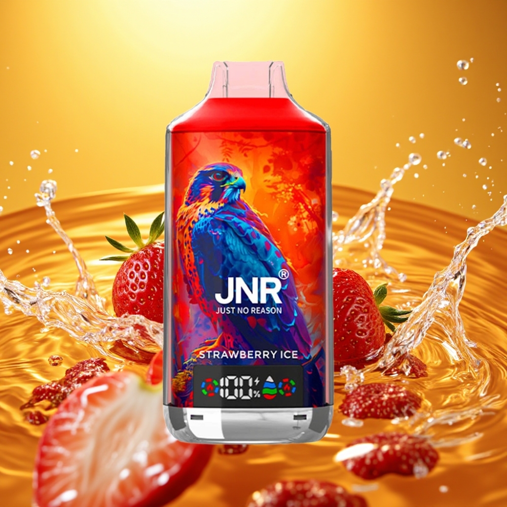 JNR Falcon X 18000 Puffs 750mAh 24ml Digital Display Type-C Morango Gelo
