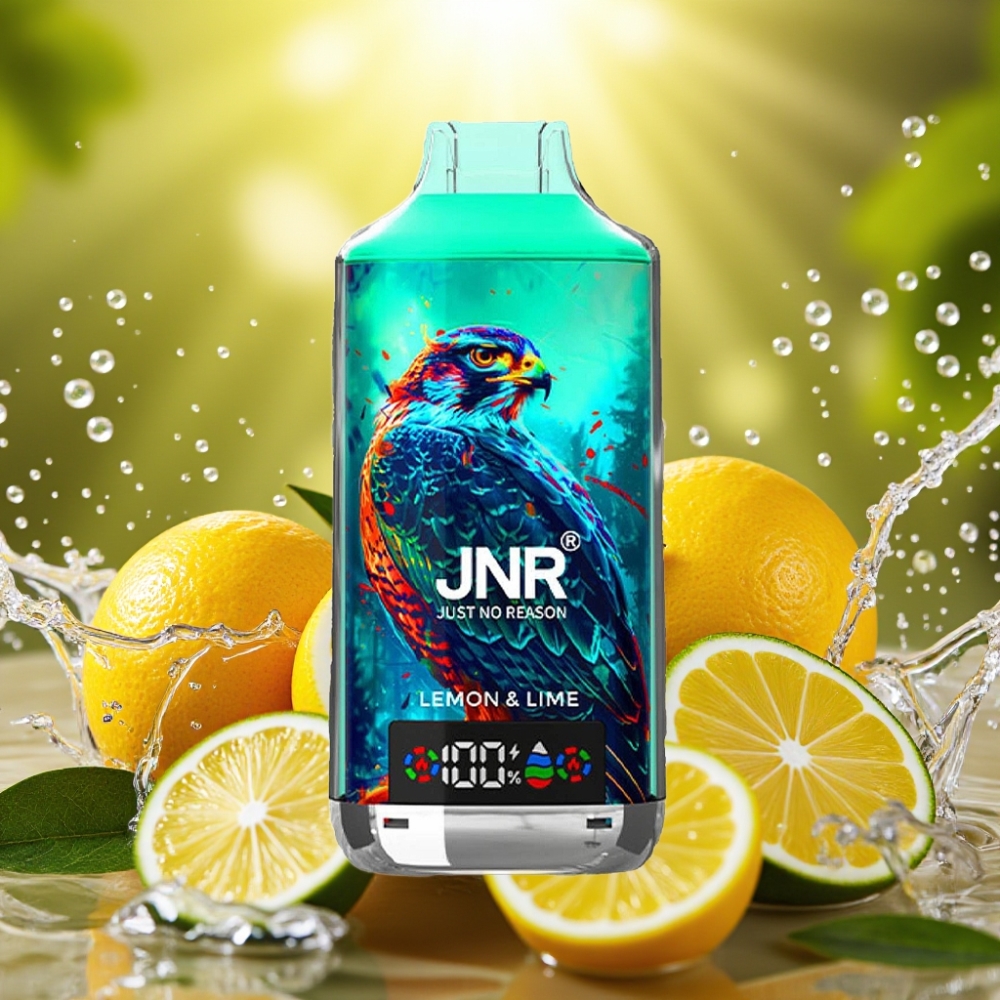 JNR Falcon X 18000 Puffs 750mAh 24ml Dupla Malha Limão Lima Tipo-C