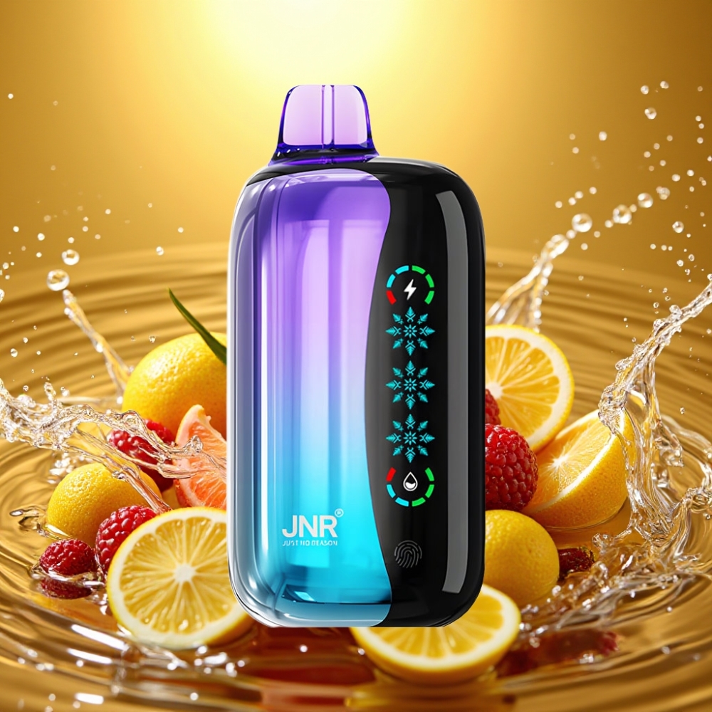 JNR Flex Ice 21000 Puffs Toque Gelo 26ml Fluxo de Ar Ajustável Bagas Misturadas