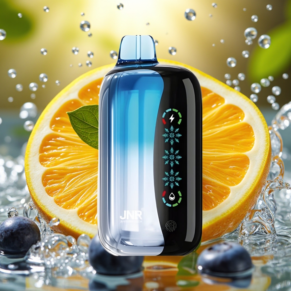 JNR Flex Ice 21000 Puffs Toque Gelo Ajustável Ar Personalizado Dual Mesh Mirtilo Gelo