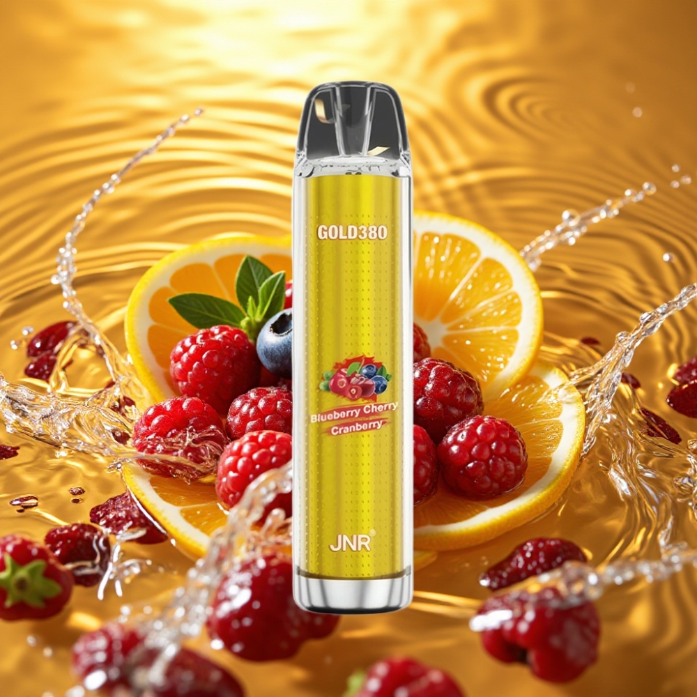 JNR Gold380 6000 Puffs 1500mAh 1.0ohm 13ml 0%/2%/5% Mirtilo Cereja Cranberry JNR Gold380 6000 Puffs 1500mAh 1.0ohm 13ml 0%/2%/5% Mirtilo Cereja Cranberry