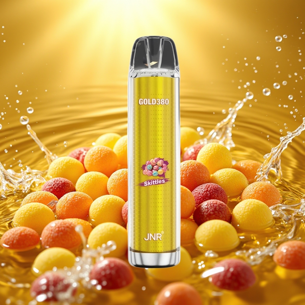 JNR Gold380 6000 Puffs 1500mAh 1.0ohm 13ml Disposable Vape Arco-íris JNR Gold380 6000 Puffs 1500mAh 1.0ohm 13ml Disposable Vape Arco-íris