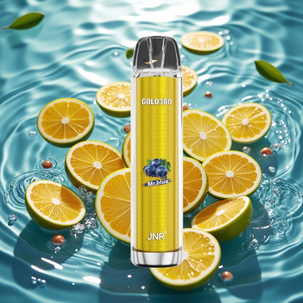 JNR Gold380 6000 Puffs 1500mAh 1.0ohm 13ml Disposable Vape Azul Sr JNR Gold380 6000 Puffs 1500mAh 1.0ohm 13ml Disposable Vape Azul Sr
