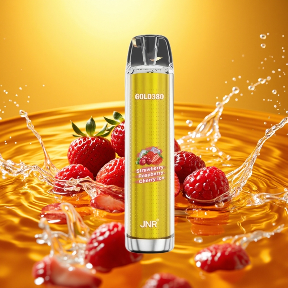 JNR Gold380 6000 Puffs 1500mAh 1.0ohm 13ml Morango Framboesa Disposable Vape JNR Gold380 6000 Puffs 1500mAh 1.0ohm 13ml Morango Framboesa Disposable Vape