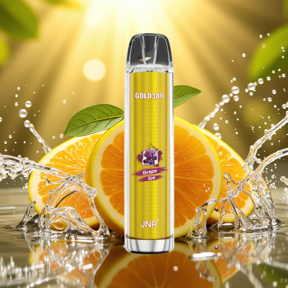 JNR Gold380 6000 Puffs 1500mAh 1.0ohm 13ml Uva Gelo Disposable Vape JNR Gold380 6000 Puffs 1500mAh 1.0ohm 13ml Uva Gelo Disposable Vape