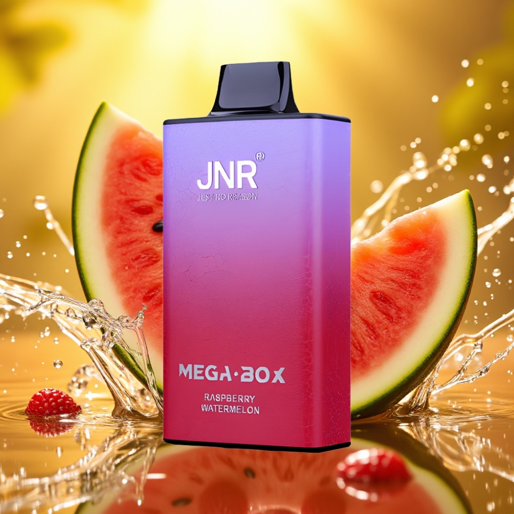 JNR Mega Box 25000 Puffs 30ml 850mAh Dual Mesh Disposable Vape Framboesa Melancia